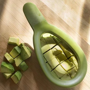 Creative Avocado Kiwi Slicer Kitchen Utensils Melon Fruits Cutter With Plastic Handle Easy To Use Multi functional Fruit Cutter