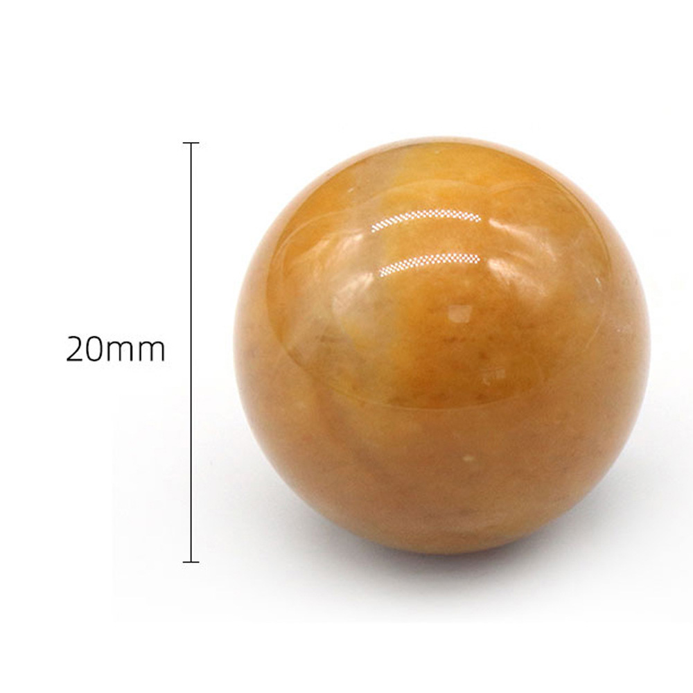 20mm Non Porous Ball Hand Polishing Multi Type Natural Stone Healing Stone Lucky Crystal Crafts