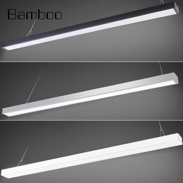 Aluminum led batten lamp led linear lighting fixture 20w 40w led flat tube lights