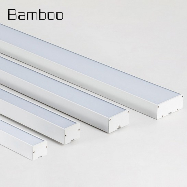 Aluminum led batten lamp led linear lighting fixture 20w 40w led flat tube lights