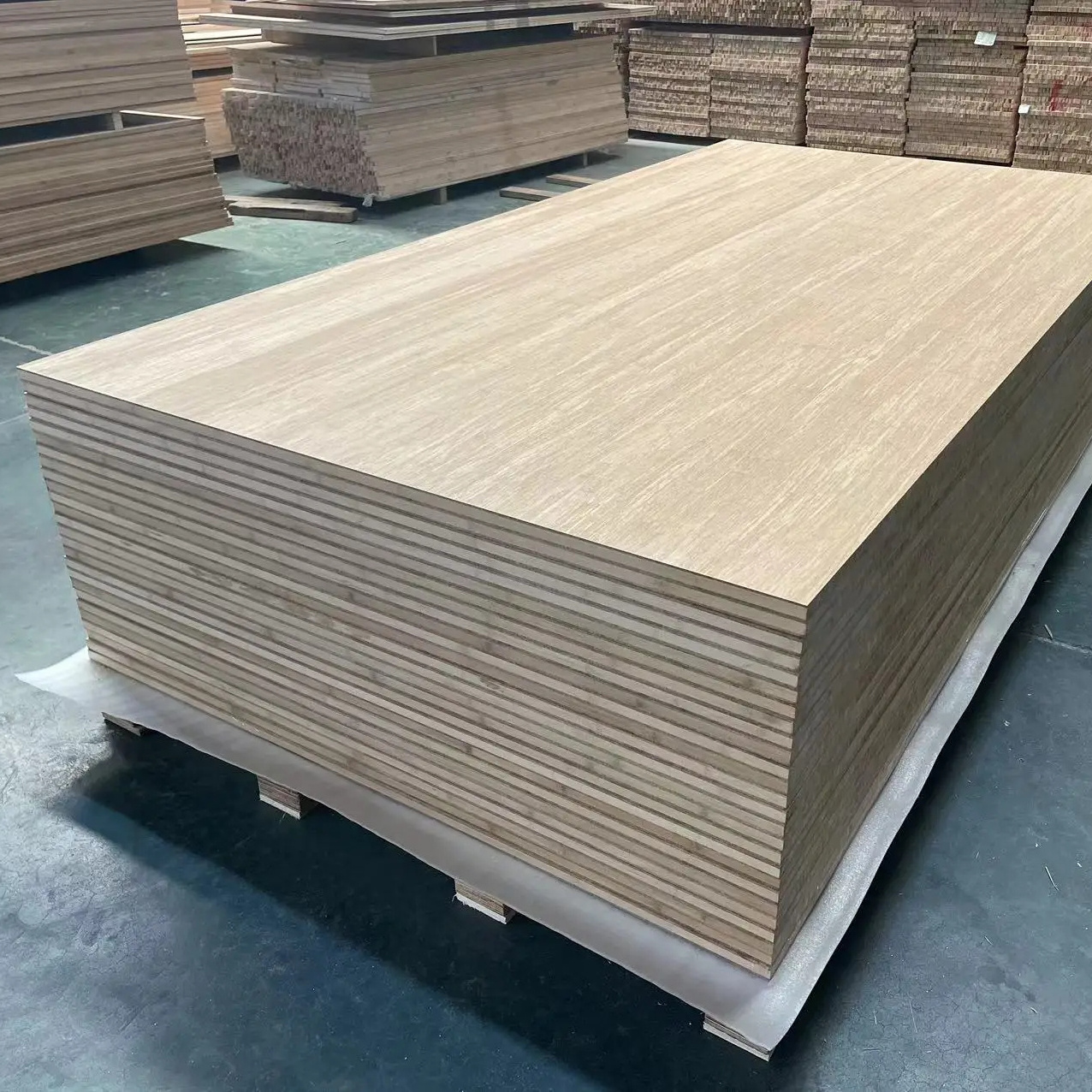 Custom size strand woven laminating waterproof 18mm 4x8 bamboo plywood panels for furniture