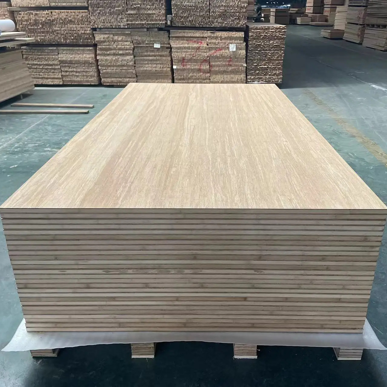 Custom size strand woven laminating waterproof 18mm 4x8 bamboo plywood panels for furniture