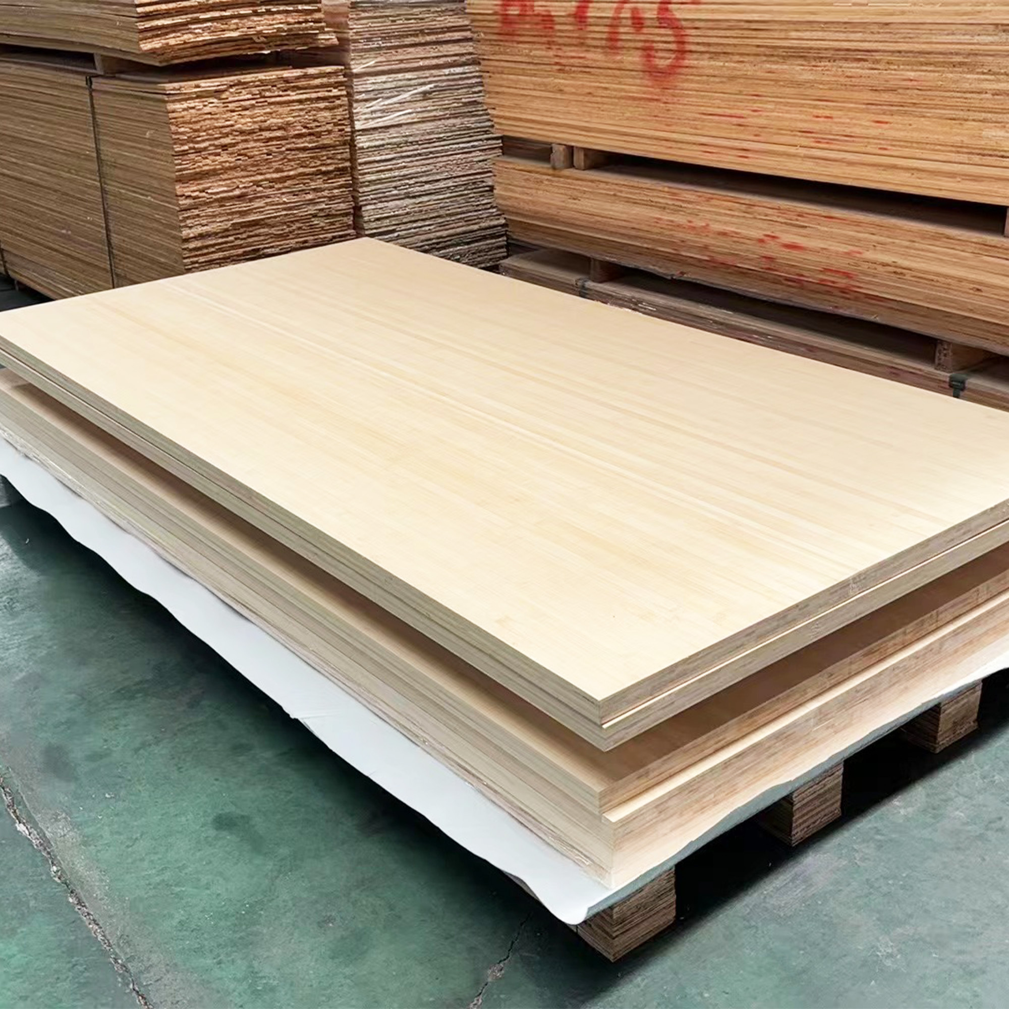 Strand woven cladding natural 20mm 18mm bamboo waterproof sheet 4x8 veneer laminated plywood