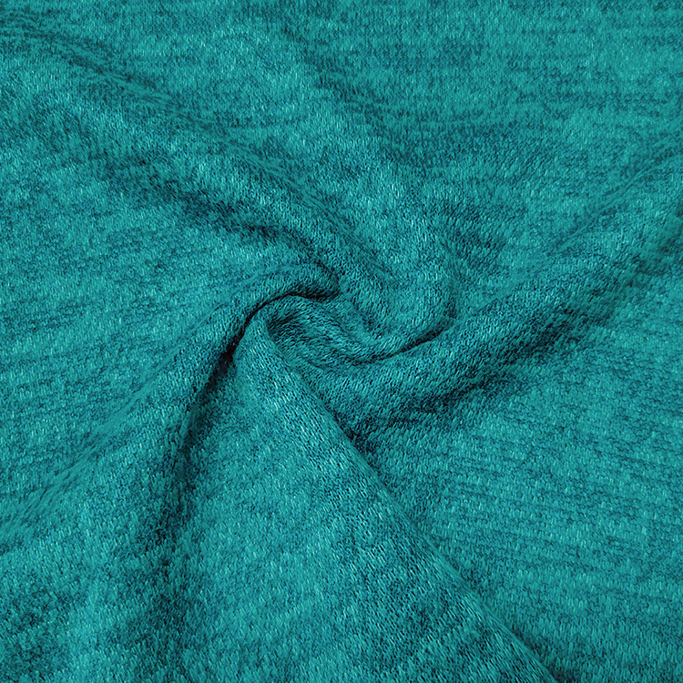 Soft Hand Feel Hacci Fabric Rayon Material , Plain Dyed Knitted Polyester Hacci Fabric For Clothing/