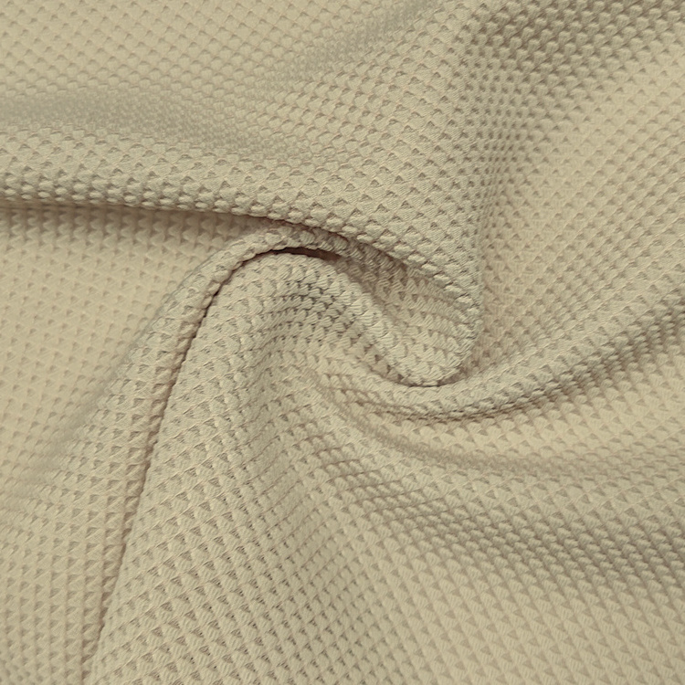 New Style 93% Polyester 7% Spandex Jacquard Fabric By Roll , Soft Hand Feel Jacquard Knitting Fabric For Sale