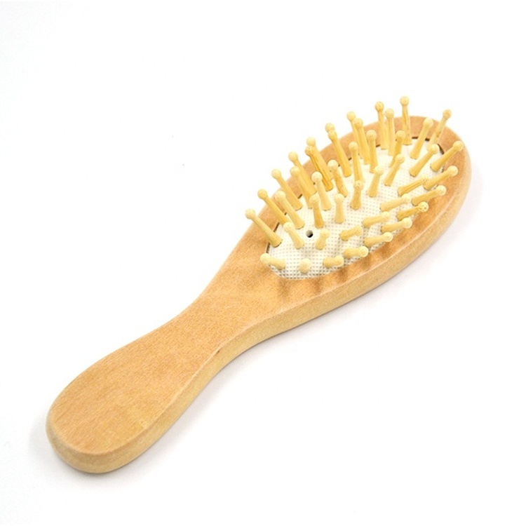 wooden hair beard comb and brush professional wooden brush  air cushion massage comb