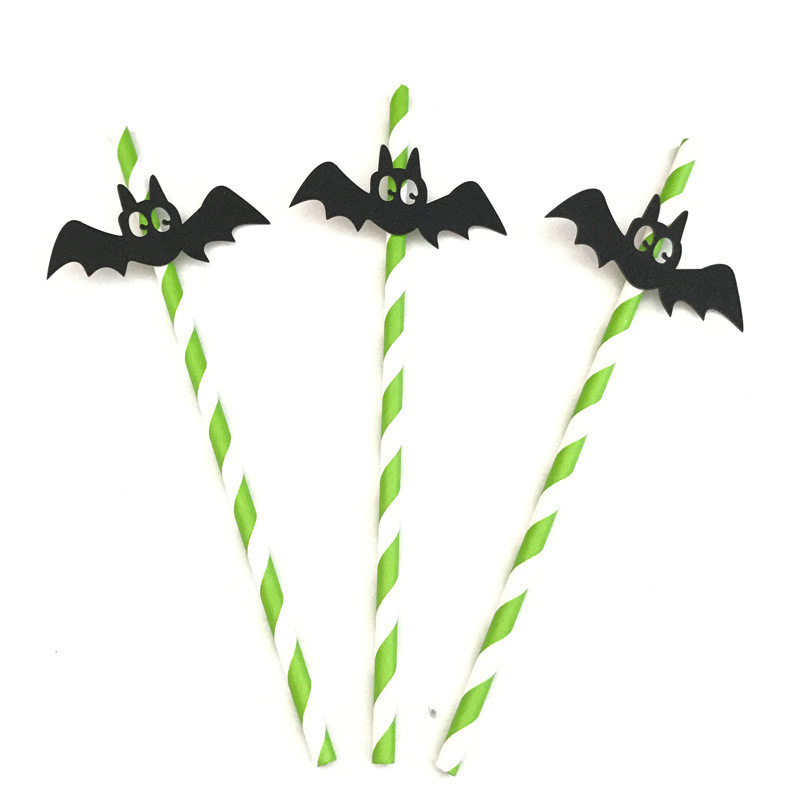 Bambus Disposable Biodegradable Logo Custom Wholesale Halloween Paper Straws  Bamboo Straws 2023 Latest