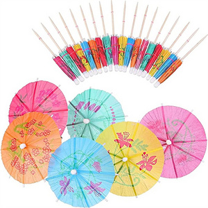 Bambus Wholesale Large Custom Party Creative Paper Parasol Cocktail Drinks Seat Stick Umbrella For Drinking Decoration