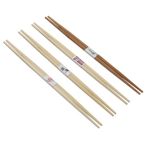 Bambus Wholesale Eco-Friendly Disposable Custom Logo Twin Double Ended Bamboo Chopsticks With Paper Sleeve