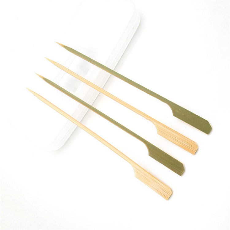 Bambus Maker Sushi Round Meat 100% Food Grade Standard Bamboo Skewer 45Cm For Burger