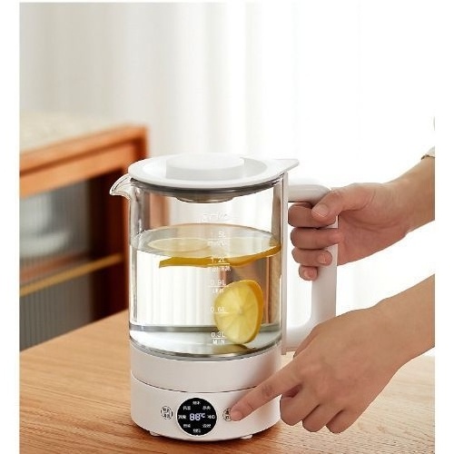 BAMBUS fashion design all in one High Borosilicate Glass Electric Kettle Multi Function Tea Kettle Health Pot