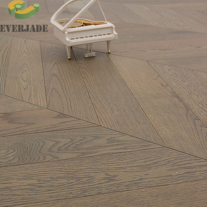 High quality distressed wood flooring wire brushed oak engineered wooden flooring with free sample