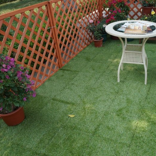 artifical grass drainage tile faux grass tiles artificial grass turf tile interlocking