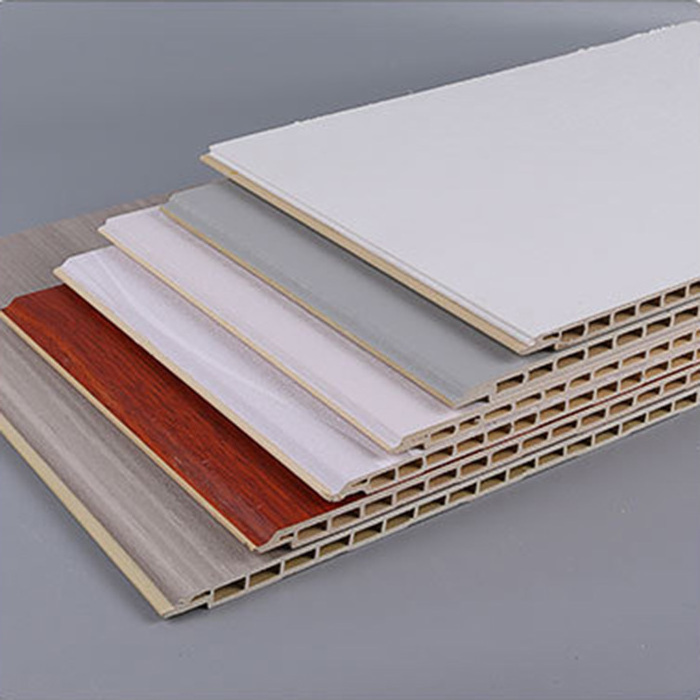 New Design Eco-Friendly Home Decorative Cladding integrated Board Interior Ceiling Bamboo Fibre Pvc Wood Wall Panels