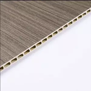 Factory manufacture interior decor Cladding wood grain PVC wall board Bamboo Materials decorative Wall Panels