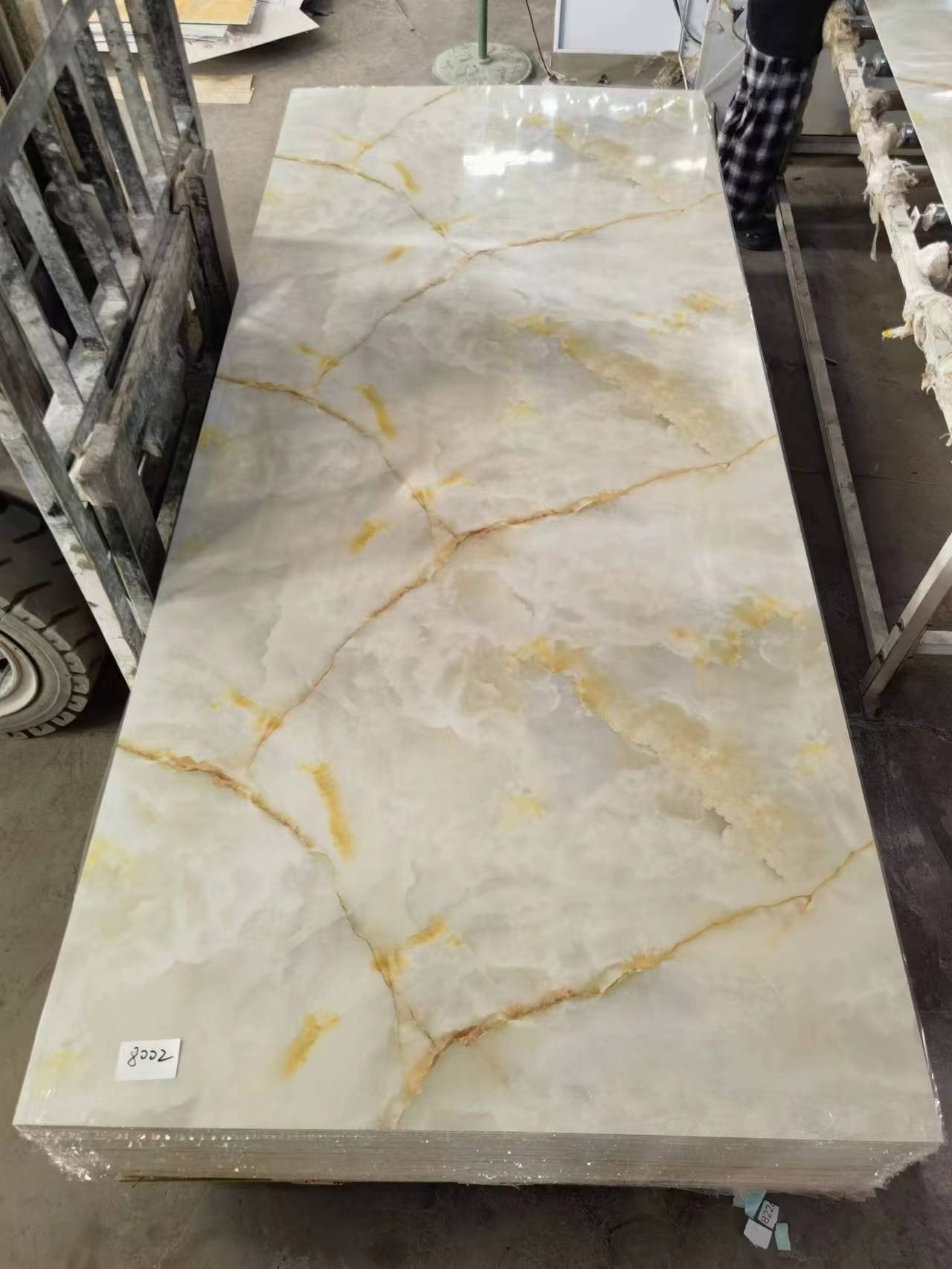 Artificial stone UV marble veneer wall panels boards Interior decorative high glossy pvc wall panel