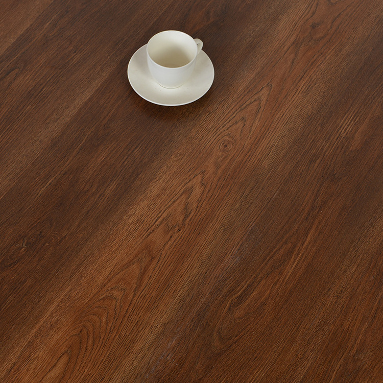 Hand scraped collection brown balance paper wood flooring U V-groove Ac3 Ac4 hdf board  laminate flooring