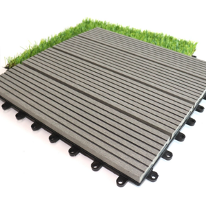 Modern waterproof WPC tile pedestal deck tiles plastic decking wooden deck for terraces