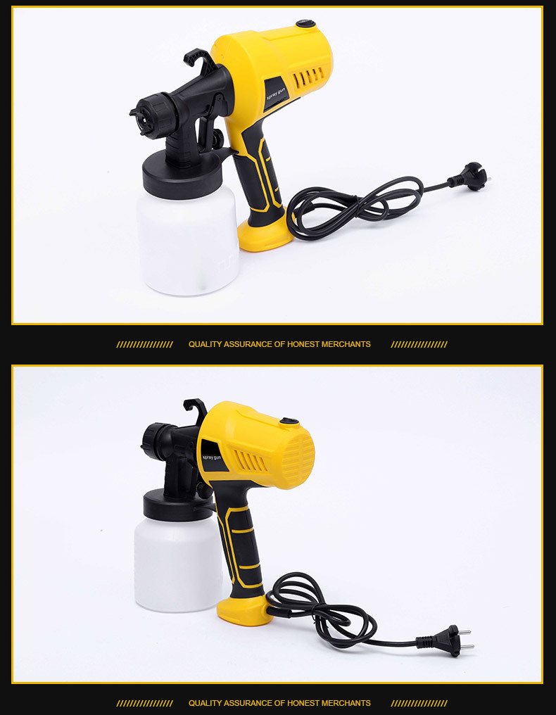 High Pressure Airless Hand Held Portable Electric Cordless Paint Spray Gun