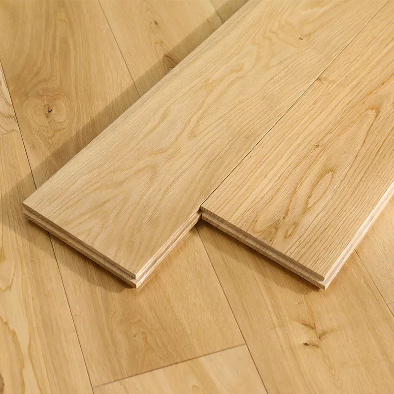 Factory Supply Wholesale solid hardwood flooring 3-Layer wood flooring white Oak engineered flooring