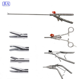 Surgical reusable laparoscopic V type needle holder forceps