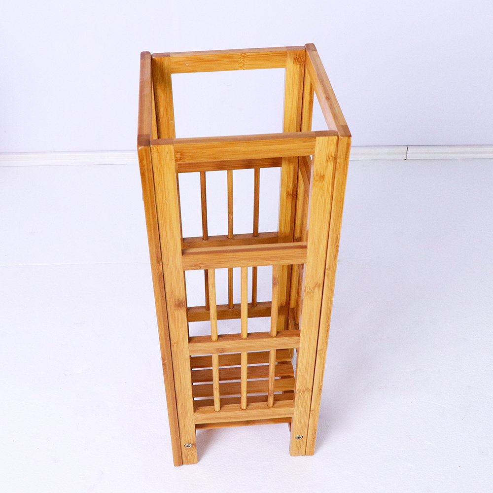 Decorative Umbrella Stand Wet Umbrella Stand Bamboo Umbrella Rack for Home or Office