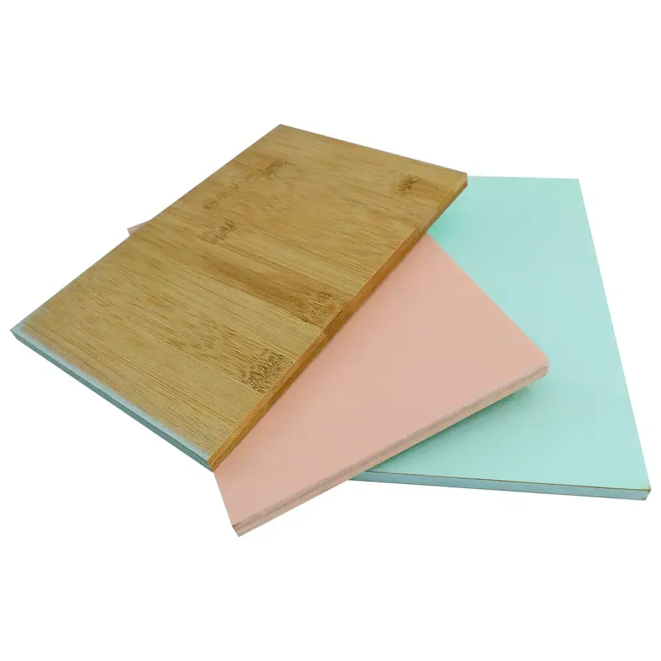 Custom colorful bamboo board solid bamboo plywood board bamboo plywood sheet for  table suface