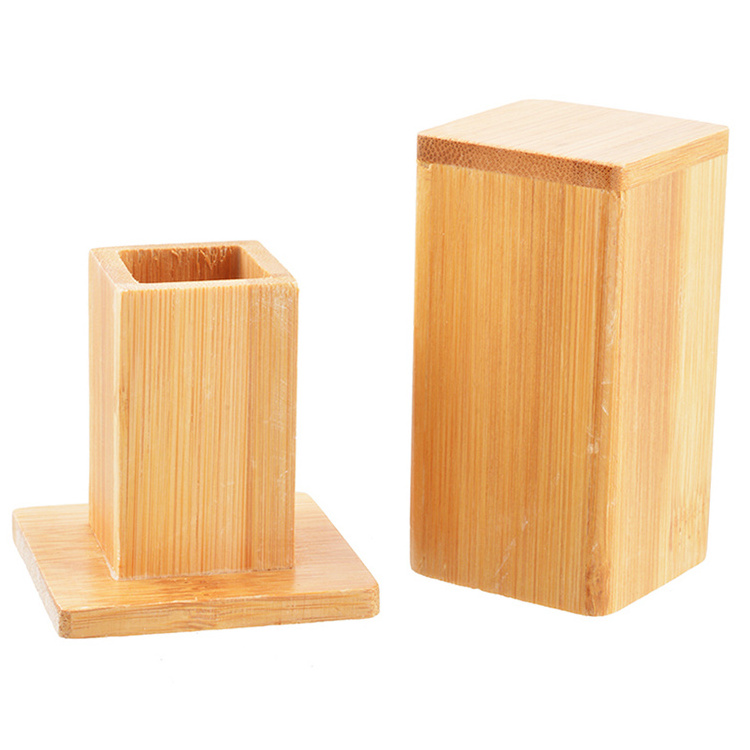 High Quality Toothpick Box Bamboo Toothpick Holder