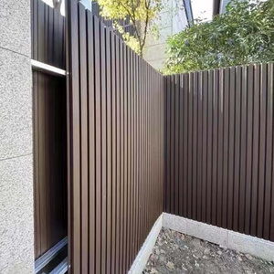 Great wall cladding recycled exterior outdoor wood fluted design louver decorative composite board wpc wall facade panel