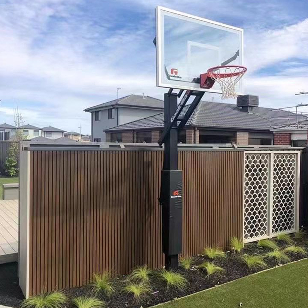 Great wall cladding recycled exterior outdoor wood fluted design louver ...