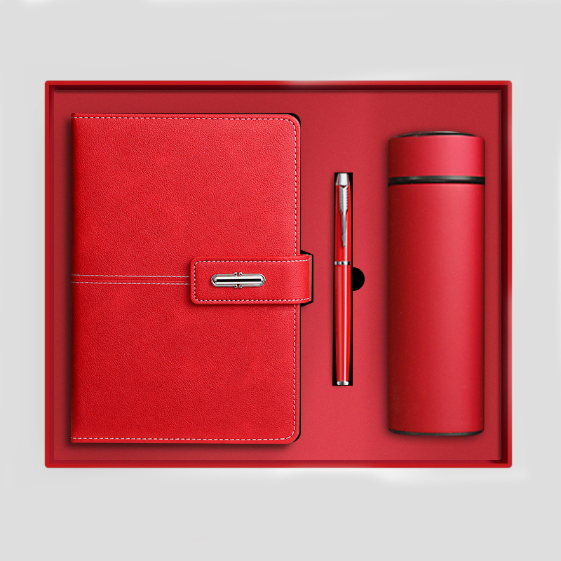 Customized Pu Leather Note Book Corporate Gift Set A5 Journal Wholesale Promotional Luxury Business Gift Items Notebook With Pen