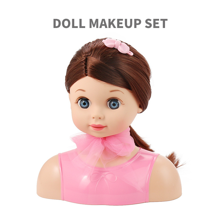 Banatoys Doll Accessories Custom Realistic Doll Diy Makeup Toy Pretend Play Dolls For Girls Kids With Beautiful Long Hair Comb