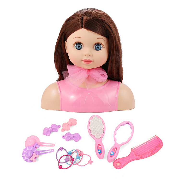 Banatoys Doll Accessories Custom Realistic Doll Diy Makeup Toy Pretend Play Dolls For Girls Kids With Beautiful Long Hair Comb