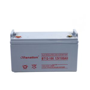 Banatton Rechargeable Storage Solar Deep cycle battery Longest Lifespan 12V 100Ah Lead Acid Battery Agm 12V100Ah Battery Bateria