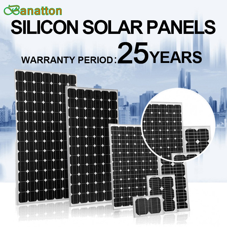 Banatton 500 Watt Monocrystalline Solar panels Mono 300W 400W 500W Solar Cells Cheap Solar Panels Price For Cost Sale