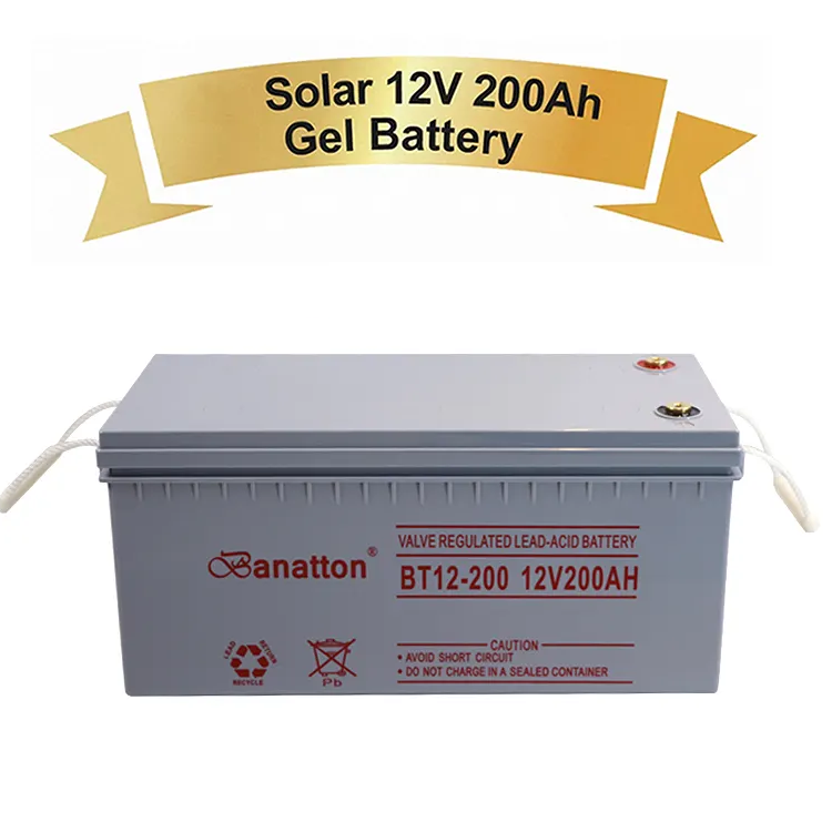 Excellent Safety Performance Solar Vrla Battery 12V 200AH Power Safe Battery 12V