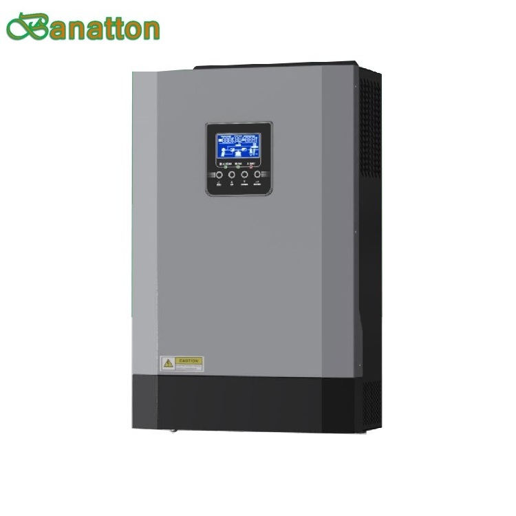 Renewable Energy Off Grid High PV 450VDC High Frequency Solar Inverter 5KW 5.5KW 48VDC Pure Sine Wave Inverter