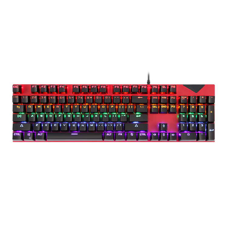 MAC Win Best Gaming Keyboard Rgb Mechanical Keyboard 104 Keys Gateron Switch Custom Keyboard Office Gaming Color Box Banda Wired