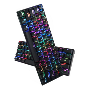 Custom 60% Gaming Keyboard Mechanical Switch 61 Keys Backlit Mini PC RGB Mechanical Keyboards