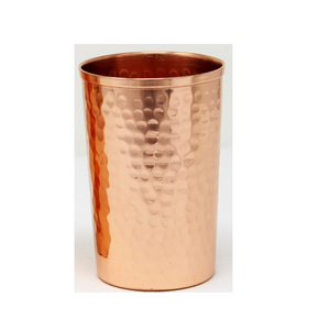 Natural Copper Drinking Cups With 250 ml Indian Wholesale Bar Accessories Moscow Mule Copper Cup