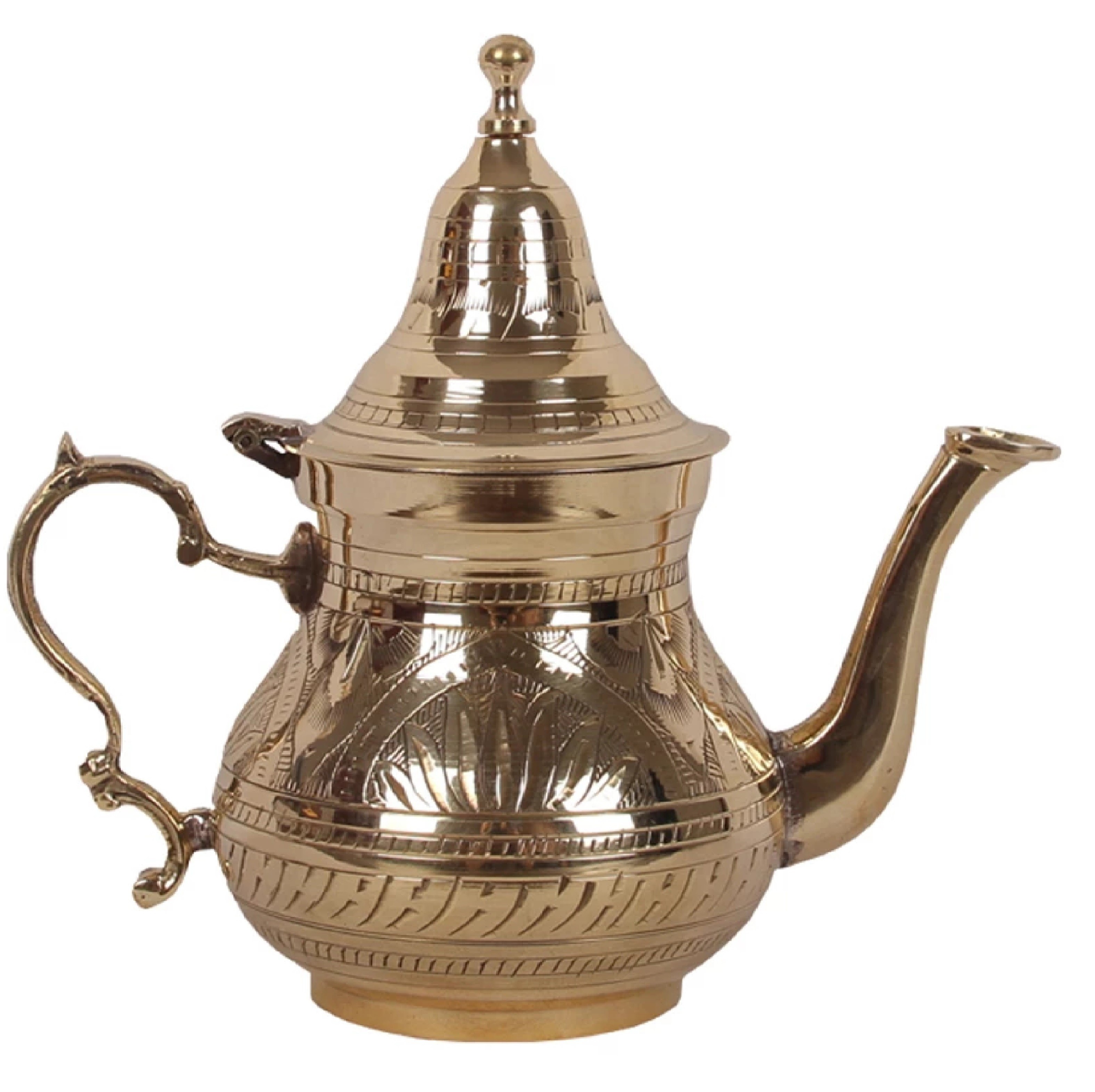 Manufacturer Of Brass Cast Teapot & Coffee Pot Vintage Selling Metal Arabic Teapot Made India