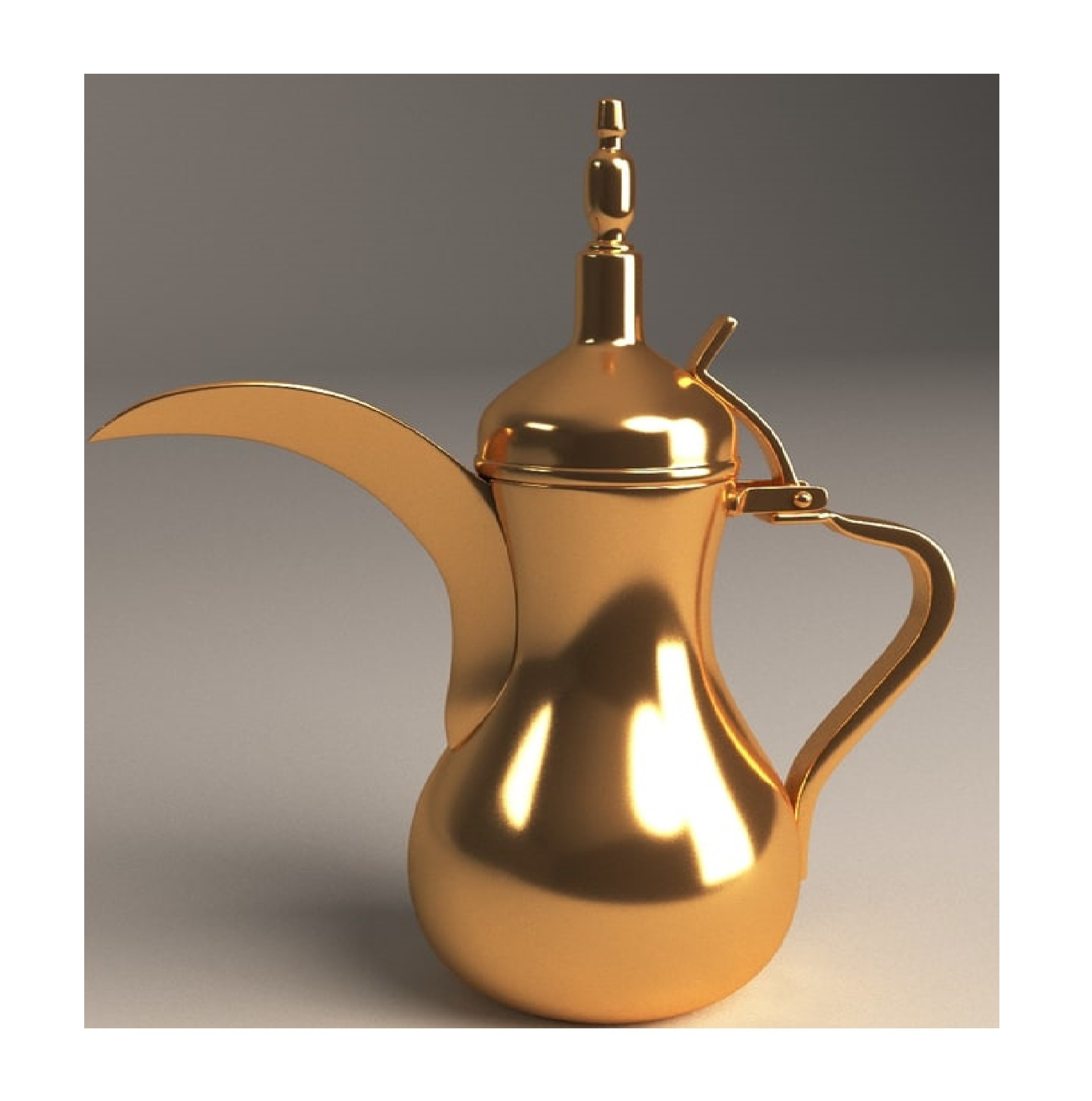 Table Decorative Brass Teapot Kettle With Beautiful Engraving Design Metal Coffee Pot Made India