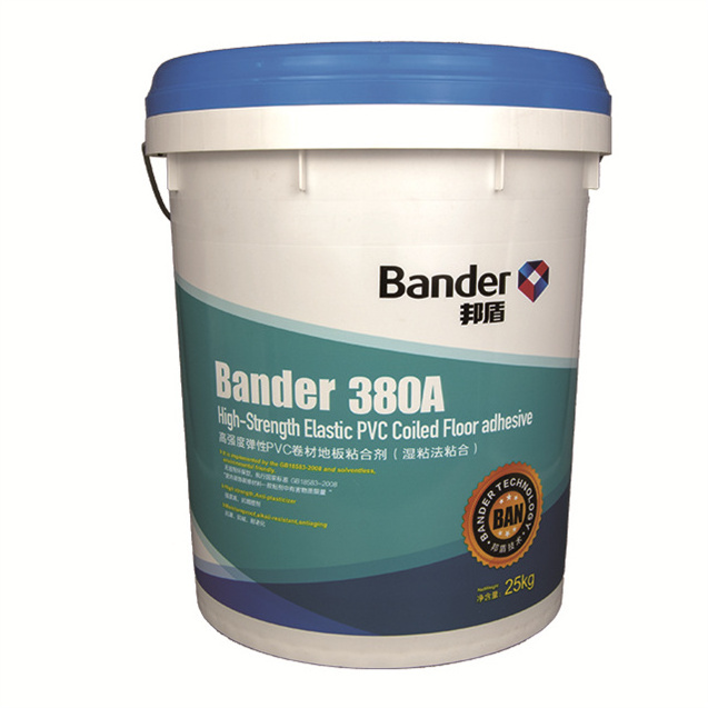 Bander 380 High Strength PVC Tile  and Sheet Flooring Adhesive for Dry Sticky Construction Environmental Friendly Flooring Glue