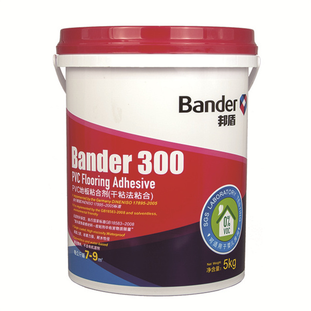 Bander 380 High Strength PVC Tile  and Sheet Flooring Adhesive for Dry Sticky Construction Environmental Friendly Flooring Glue