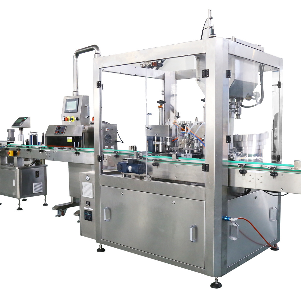 New Design Automatic Cream Lotion Liquid Cosmetic Filling Machine Filling Packing Production Line