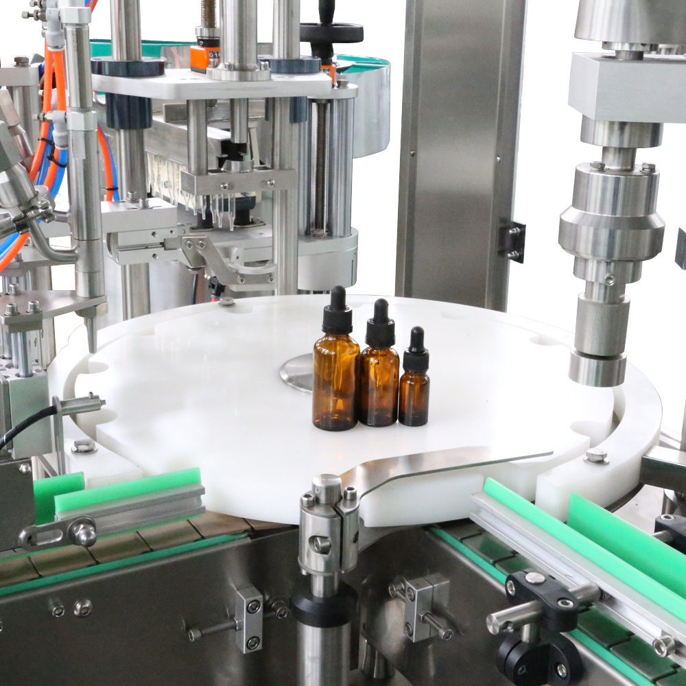 Xiepai Full Automatic Monoblock 5ml 10ml 15ml 30ml 50ml Small Vial Bottle Liquid Filling Capping Machine for Packing Machinery