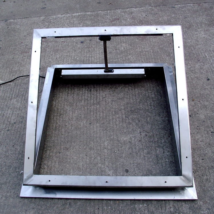 Automatic controlled double glazed dome skylight