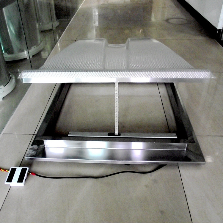 Automatic controlled double glazed dome skylight