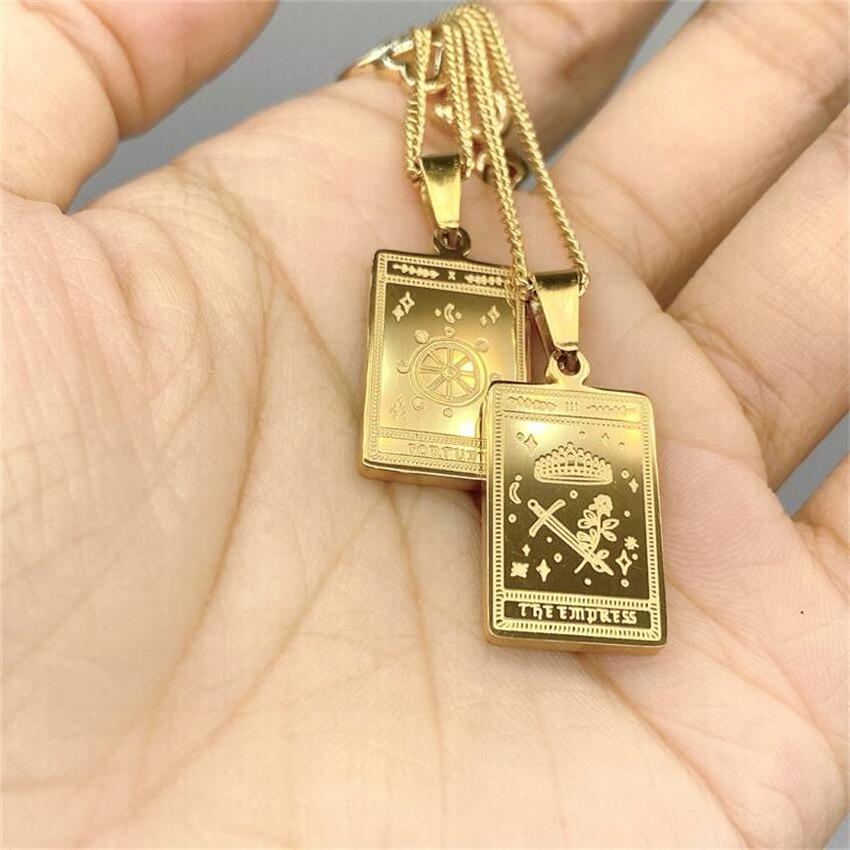 Factory Customized Personalized High Quality Stainless Steel PVD14K18K Jewelry Pendant Engraving Label OEM-ODM Design