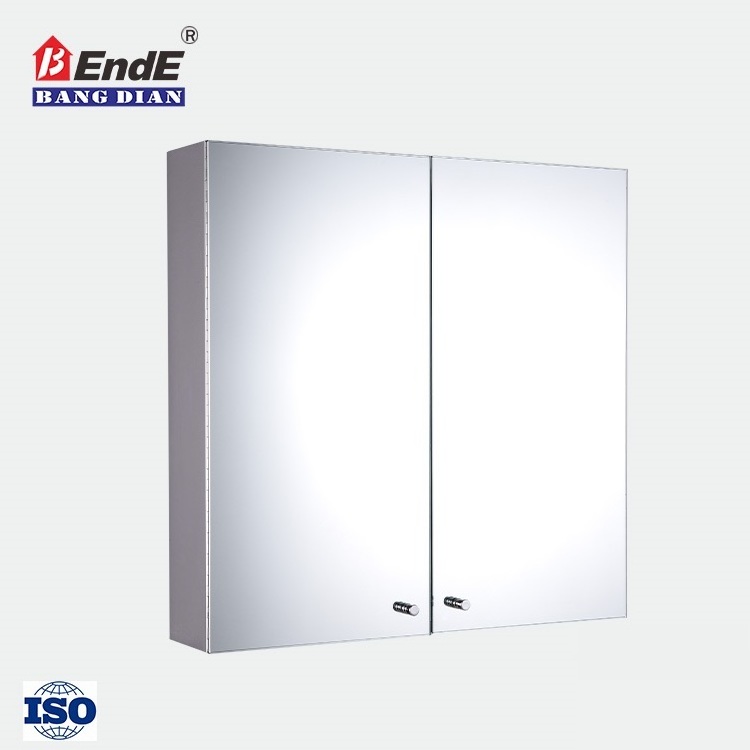 OEM And ODM good quality modern wall mounted stainless steel vanity cabinet bathroom mirror cabinet